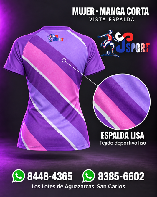 Camiseta de Mujer manga corta AL POR MAYOR