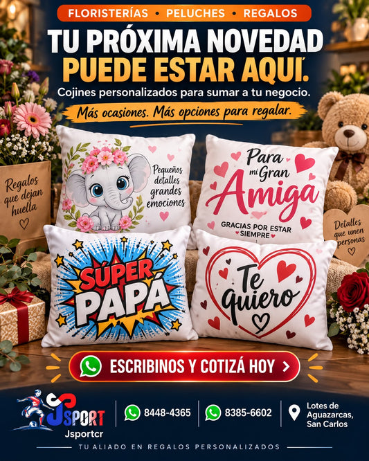 Almohadón personalizado AL DETALLE